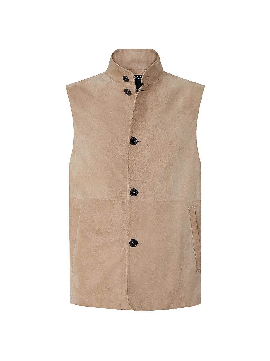 Men's Secondskin Vest - Light Taupe - Size 46