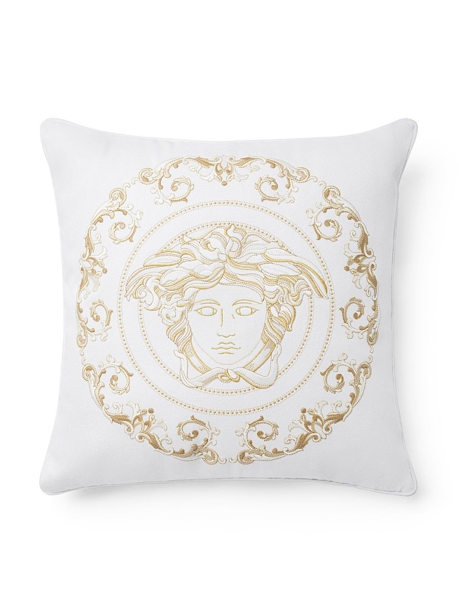 Medusa Gala Cushion - White Gold