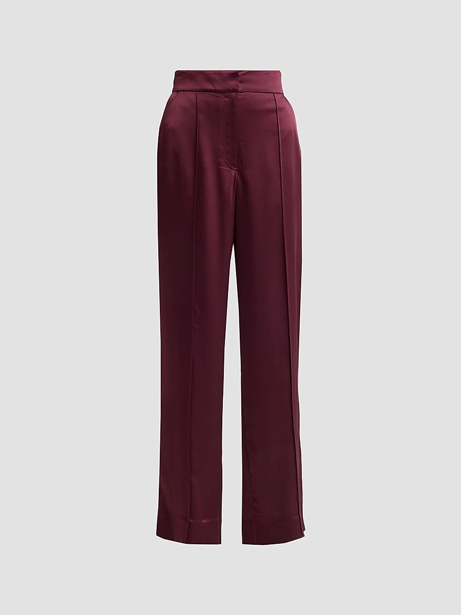 SIMKHAI Women's Kyra Wide-Leg Pants - Fig - Size 14