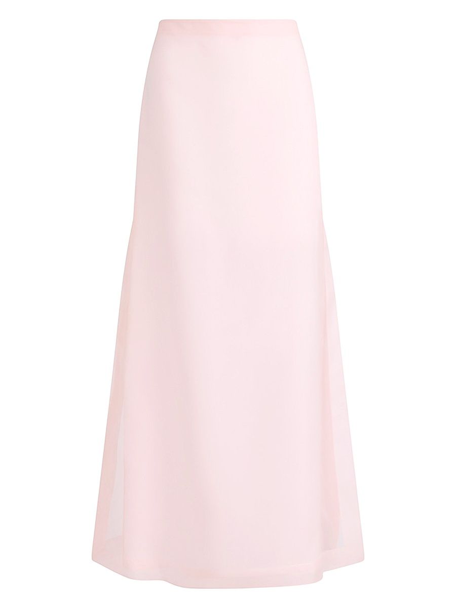 Women's Linnie Silk Maxi Skirt - Ballerina - Size 12