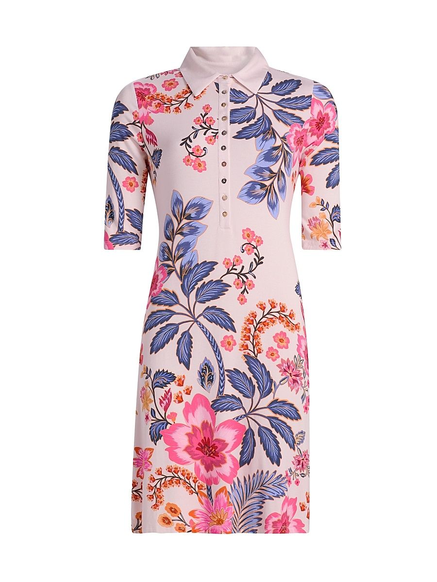Women's The Janie Favorite Floral Polo Shirtdress - Lirelle - Size XXL