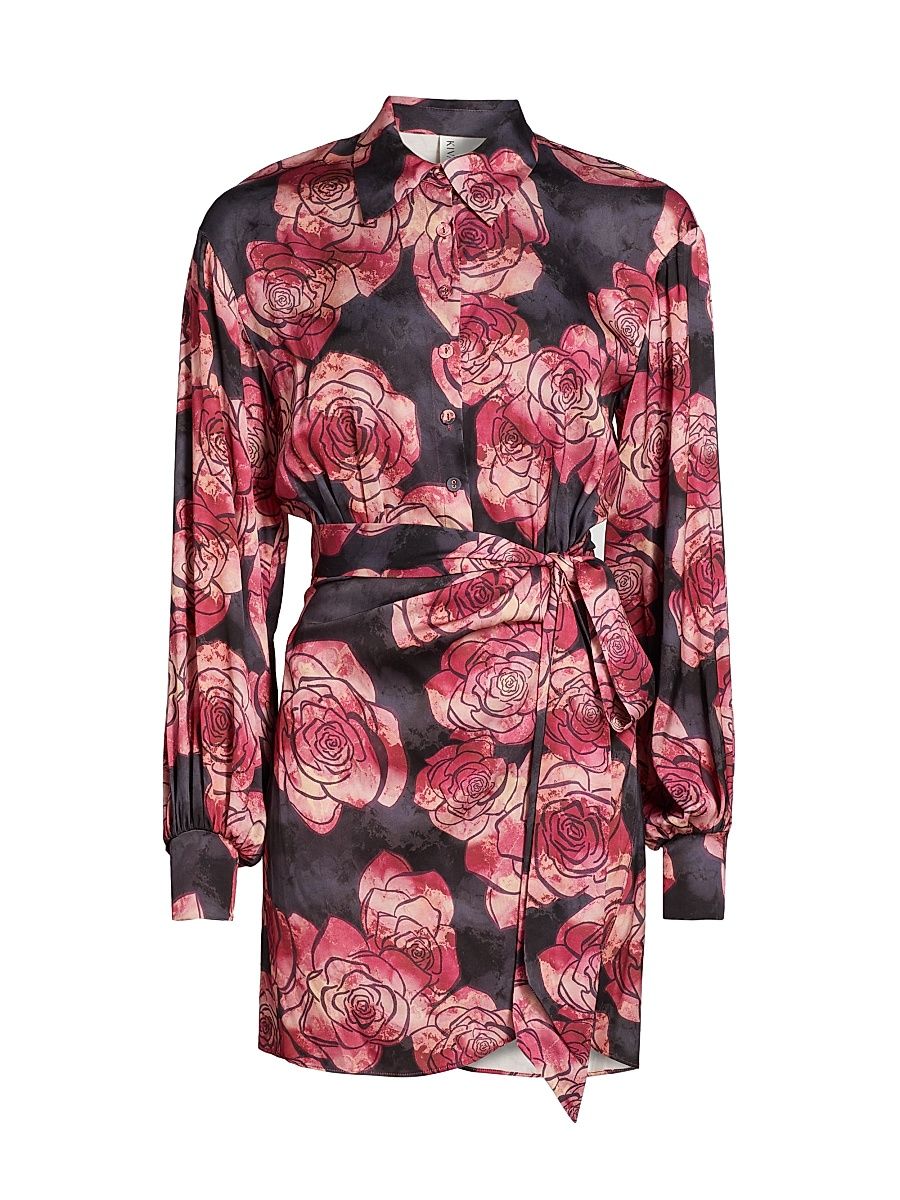 Women's Shia Rose Blouson Minidress - Shia - Size XL