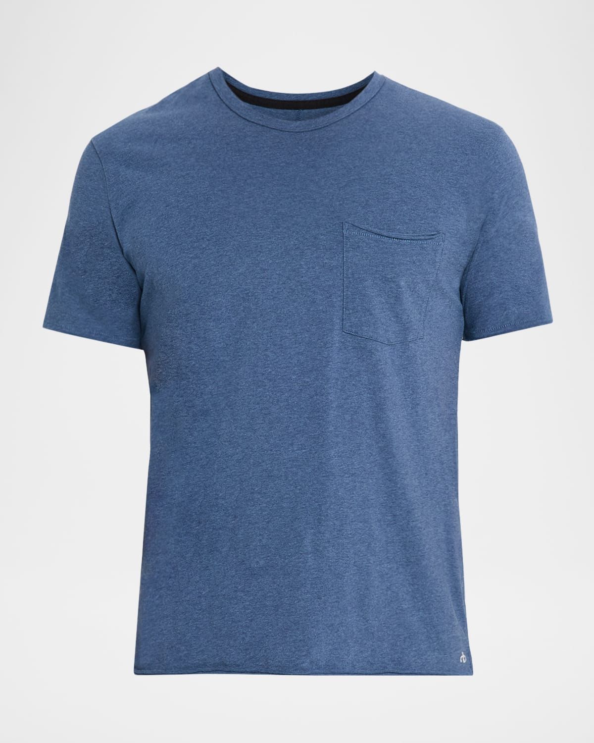 Men & apos;s Melange Cotton Pocket T-Shirt