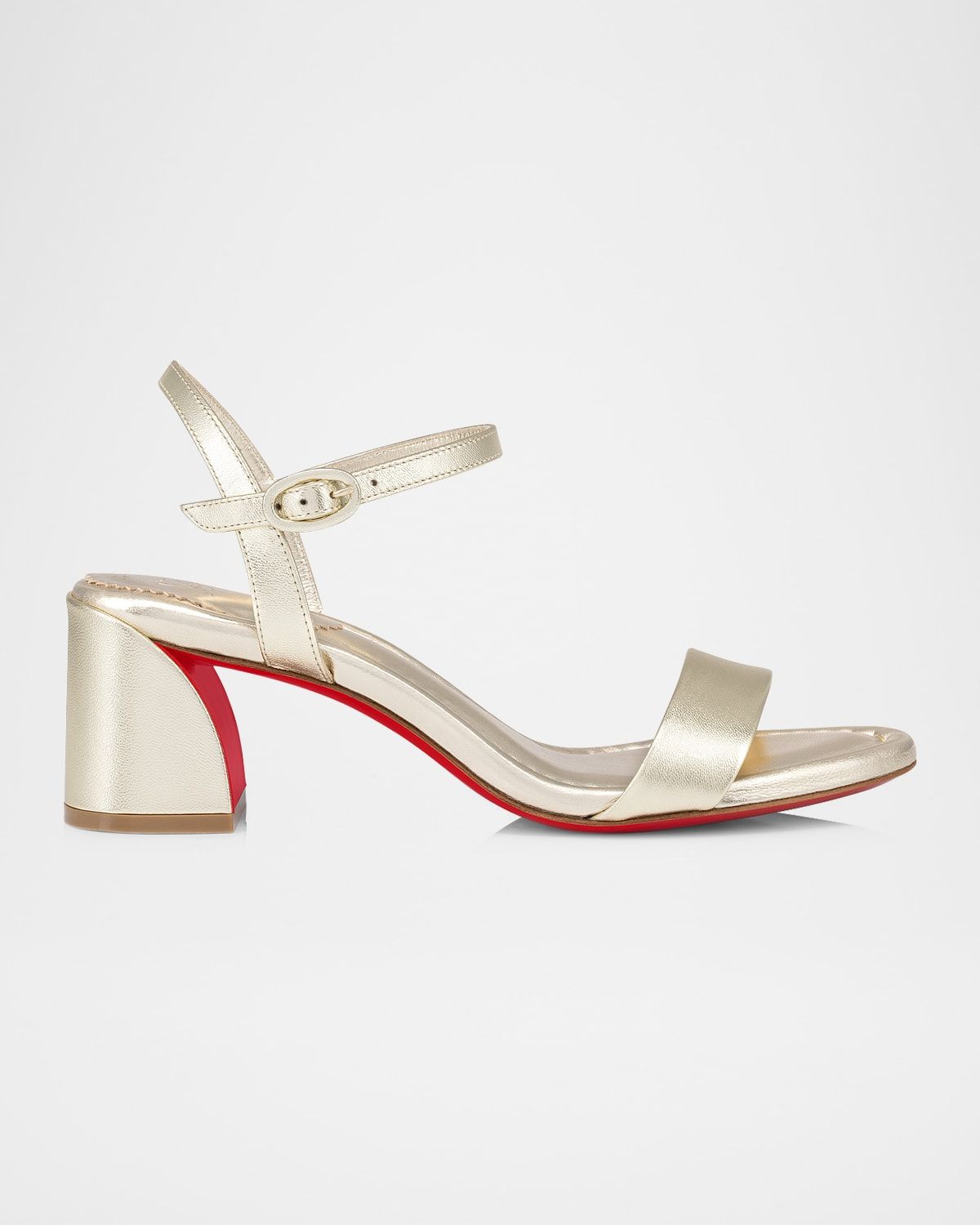 55mm Miss Jane Metallic Sandals