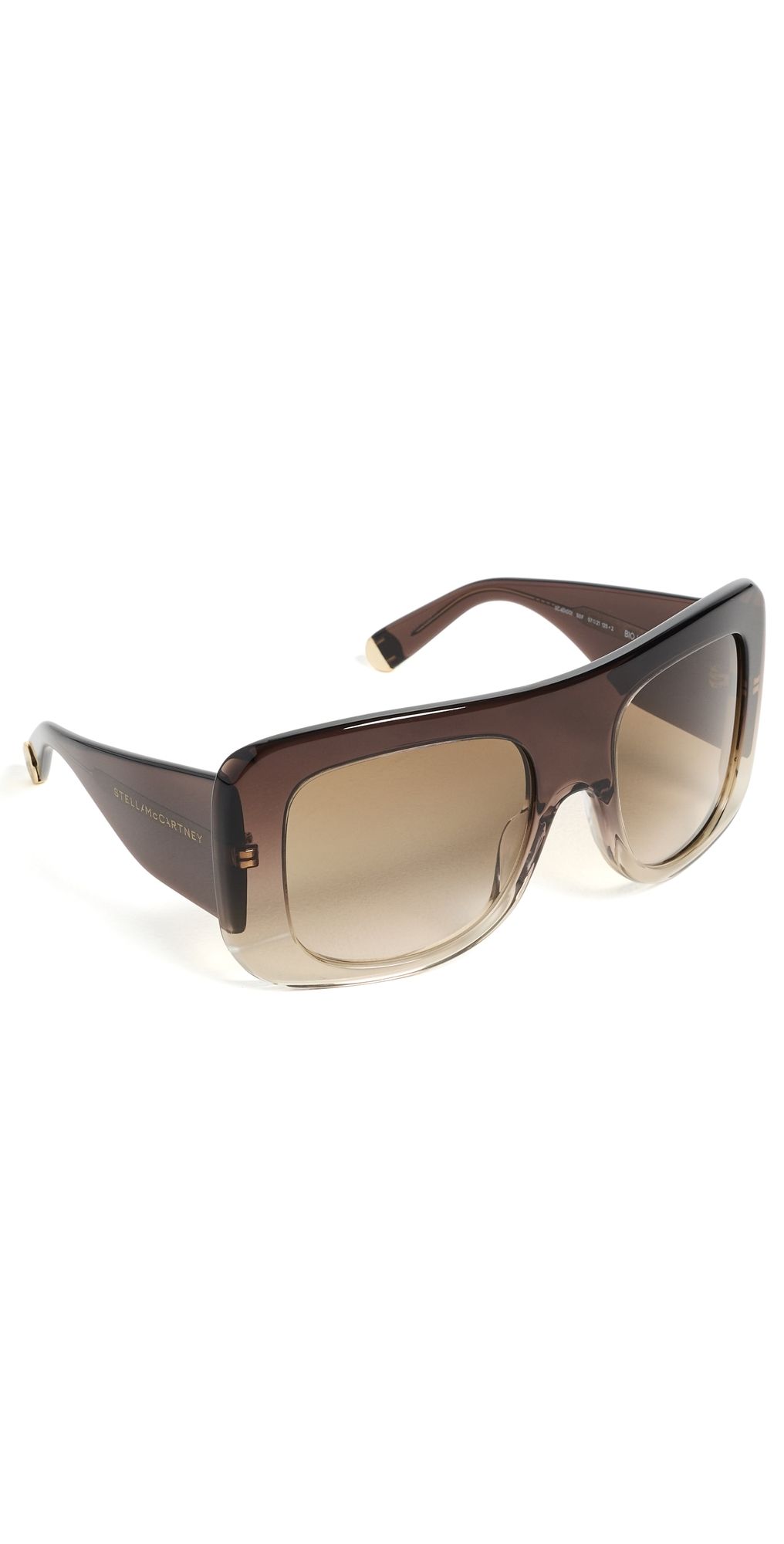 Stella McCartney Medallion Sunglasses Dark Brown/Gradient Brown One Size