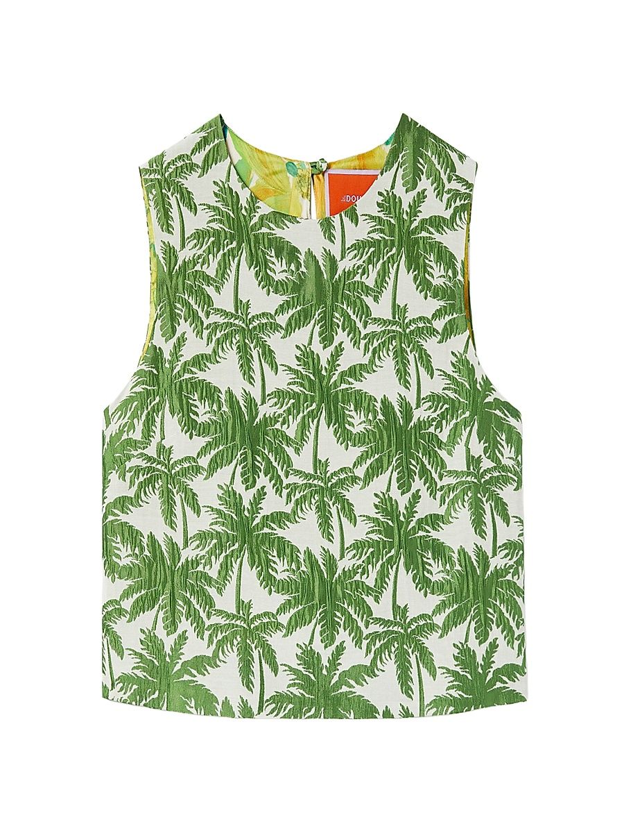 Women's Aria Top - Tropicana White - Size Large
