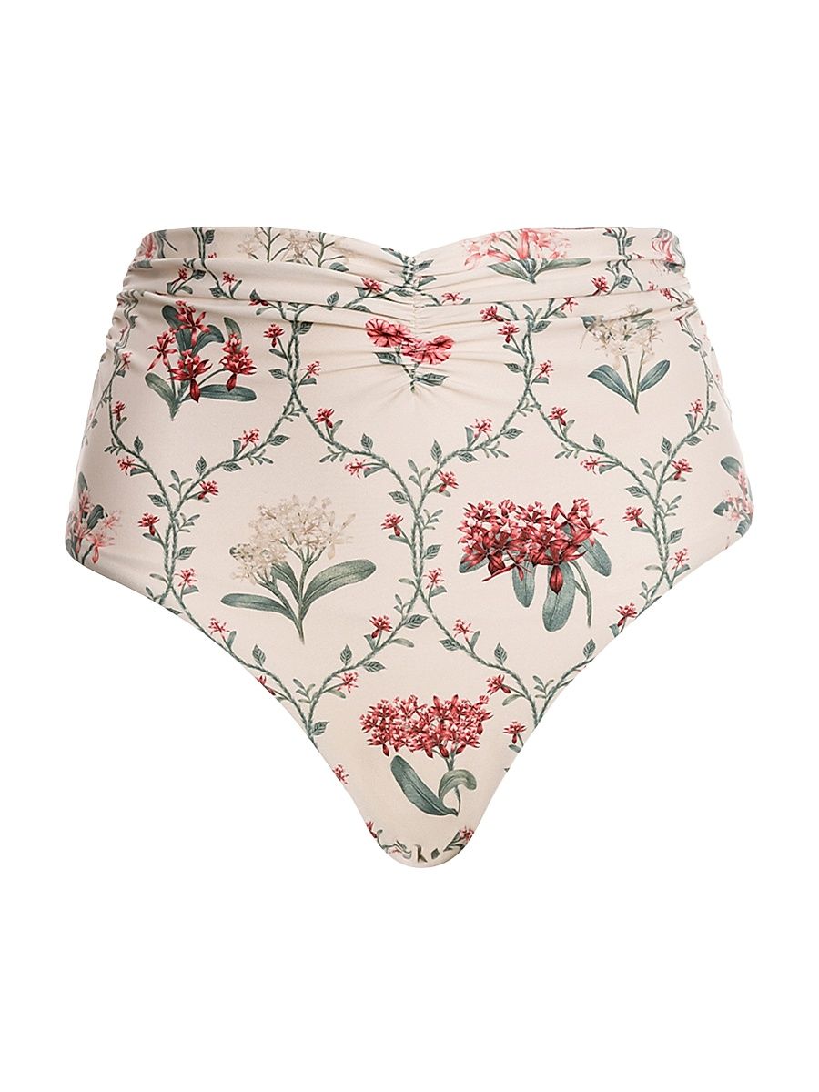 Women's Vaiven Orquidea Ruched Bikini Bottom - Size Small