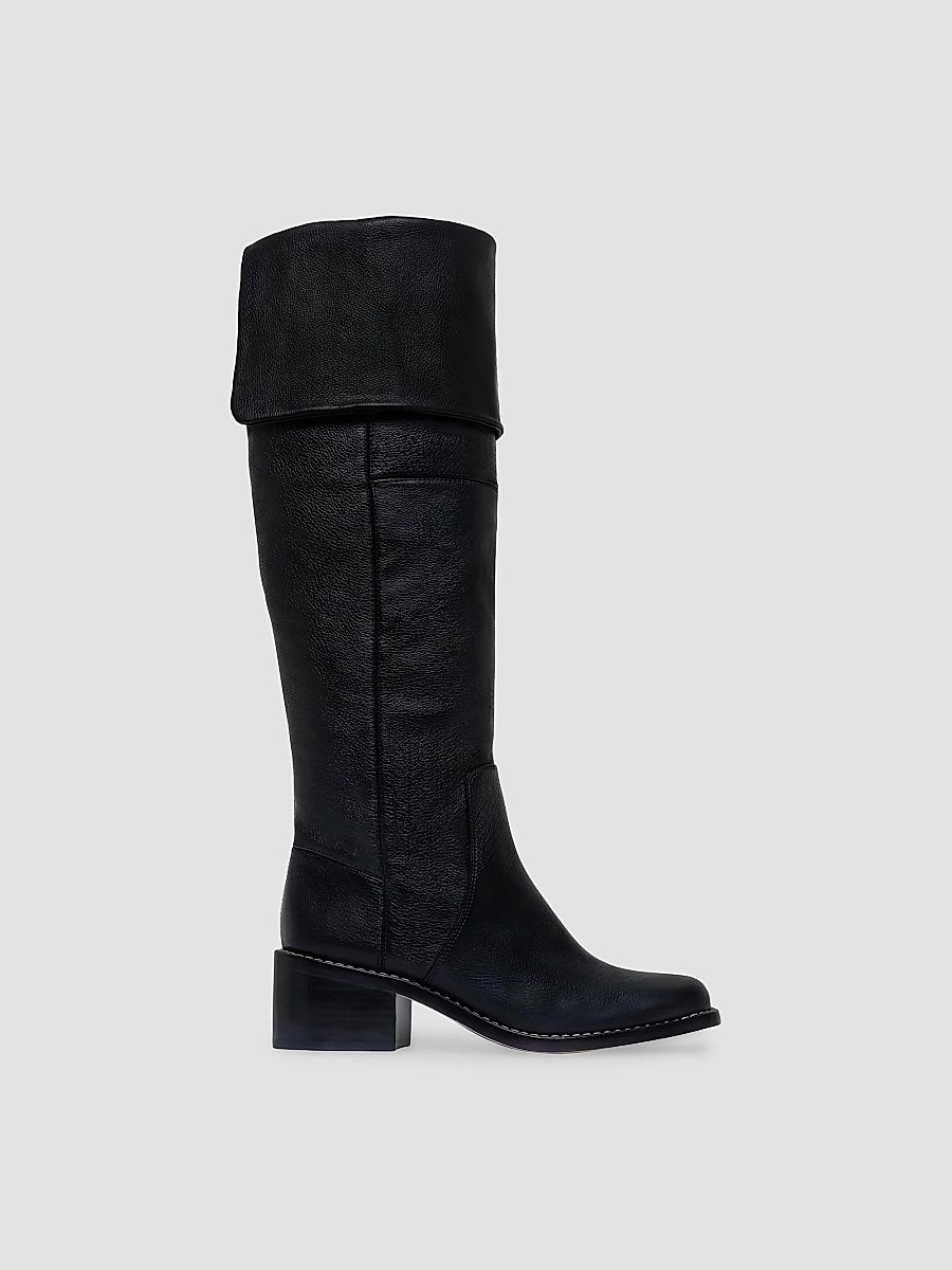 Women's Brix Over The Knee Boots - Black - Size 11