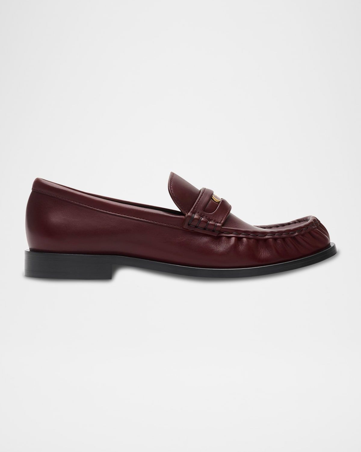 Cadet Grained Calf Leather Penny Loafers