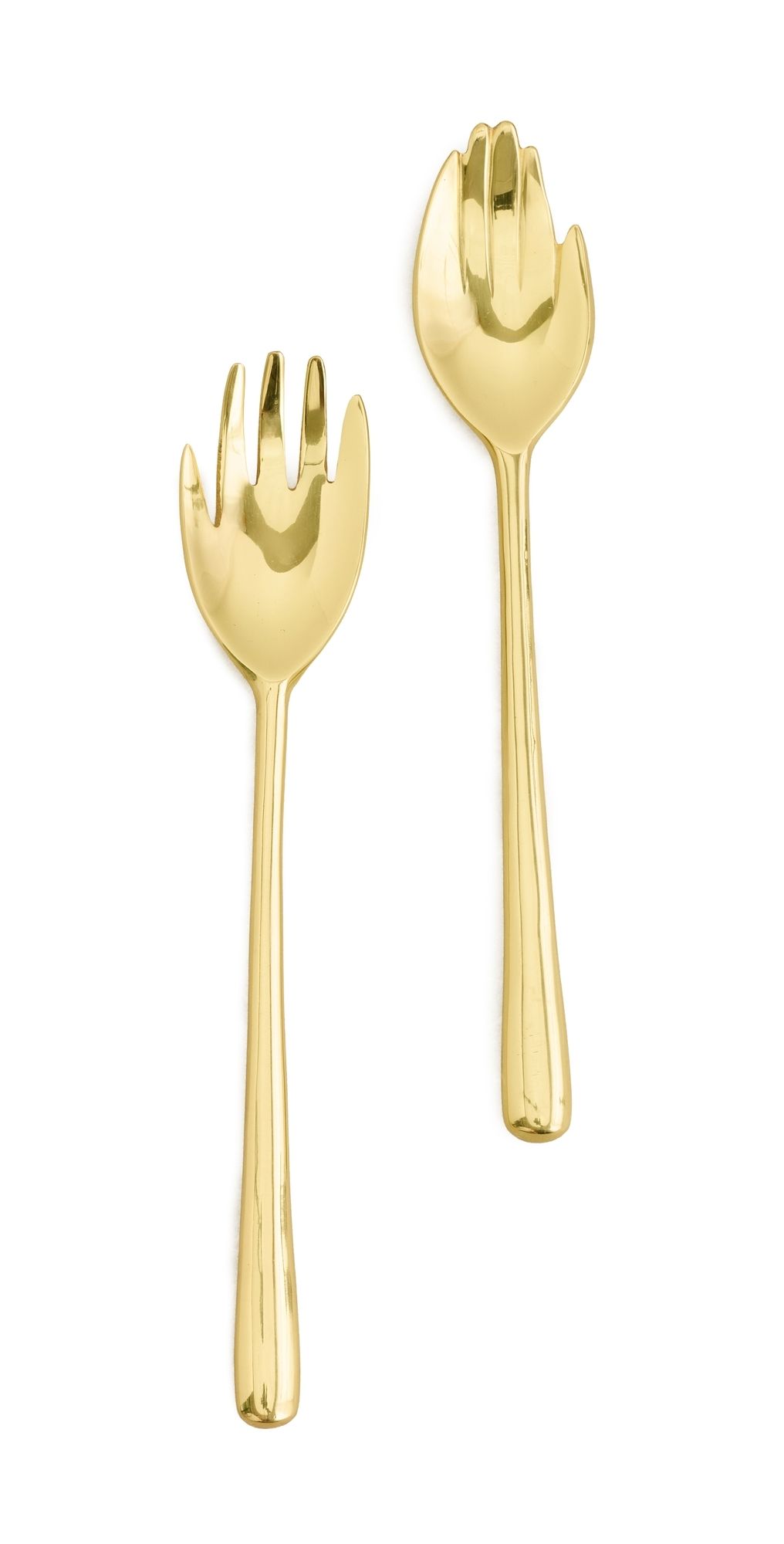 Jonathan Adler Brass Eve Serving Set Brass One Size