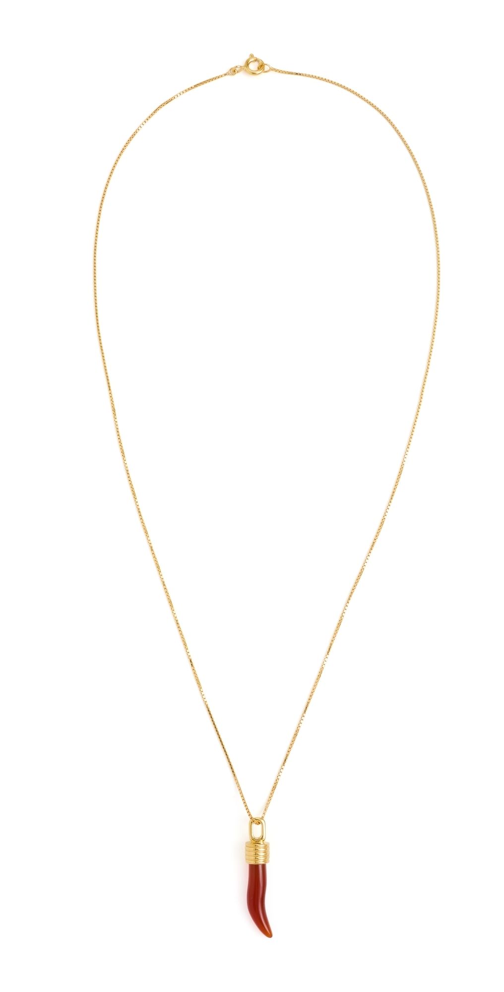 Dévé Cornicello Necklace Gold Vermeil One Size