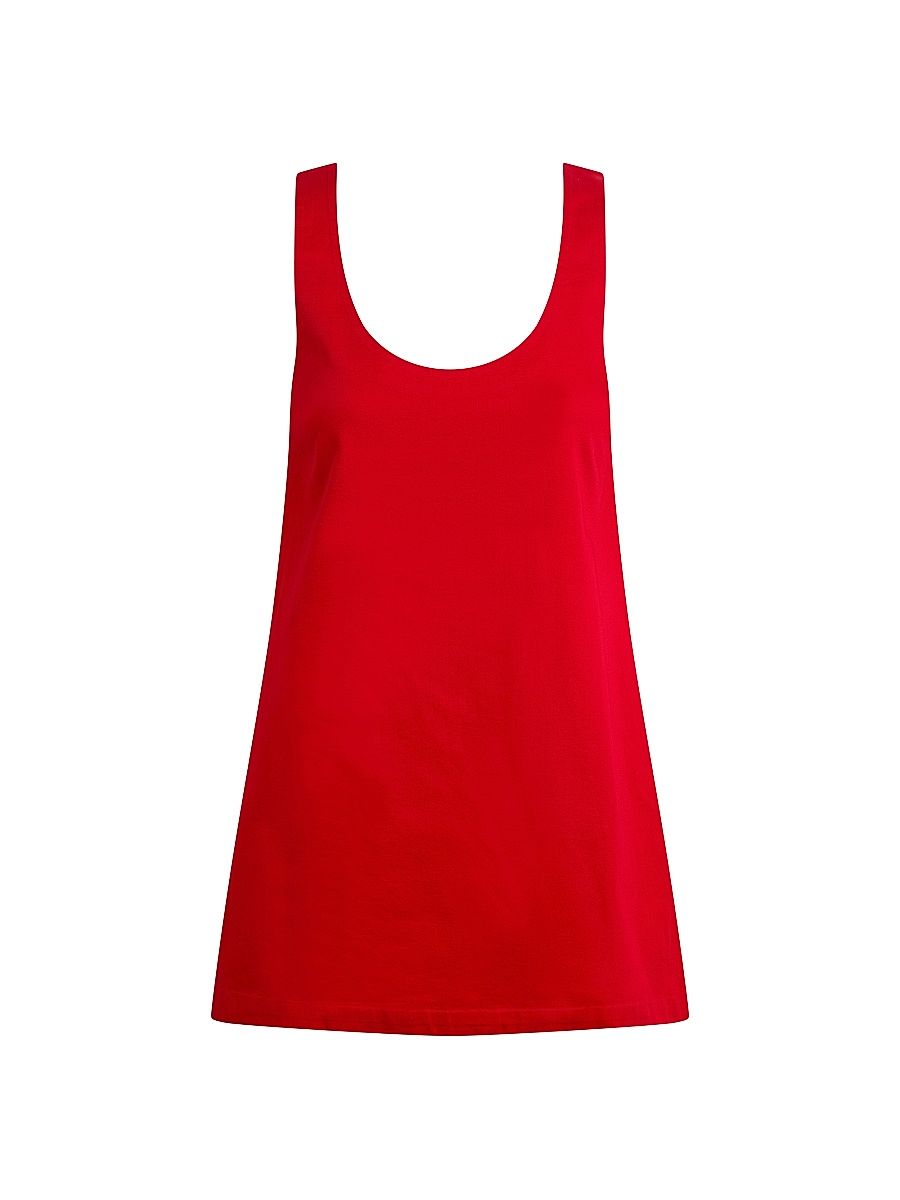 Women's The Scoop Neck Minidress - Cherry Red - Size XS