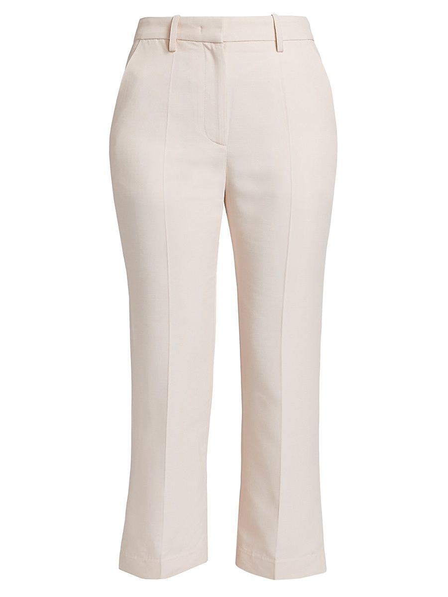 Women's Cropped Flared Pant - Pink - Size 8