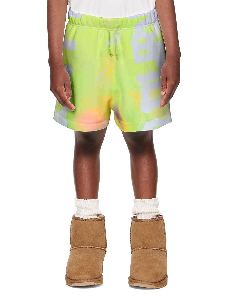 Little Boy's & Boy's Logo Fleece Shorts - White - Size 12