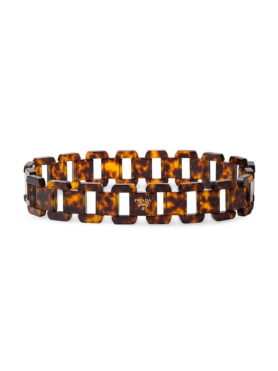 Women's Plexiglas Belt - Brown - Size Small