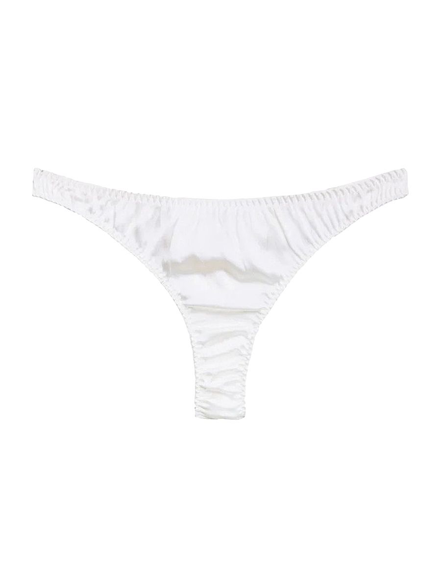 Women's Luxe Thong - Ivory - Size XL