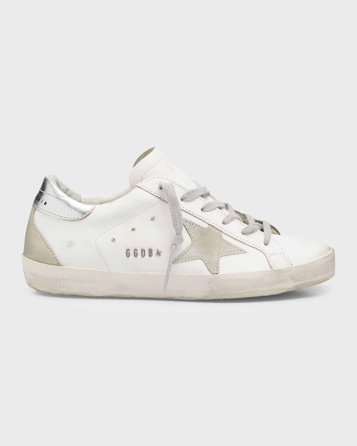 Super-Star Mixed Leather Sneakers