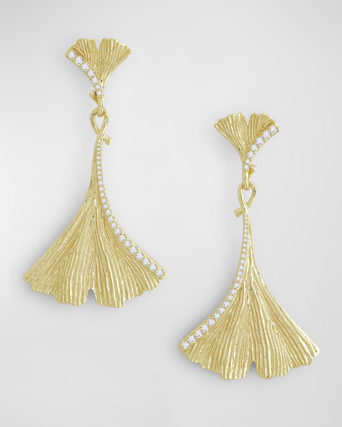 Ginkgo Large Drop Earrings