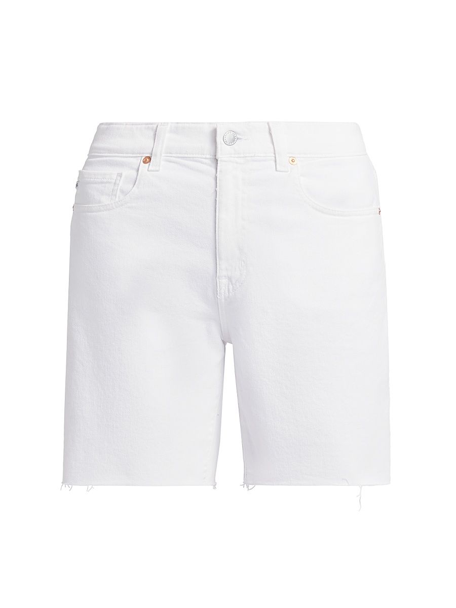 Women's Ex-Boyfriend Denim Shorts - White - Size 31