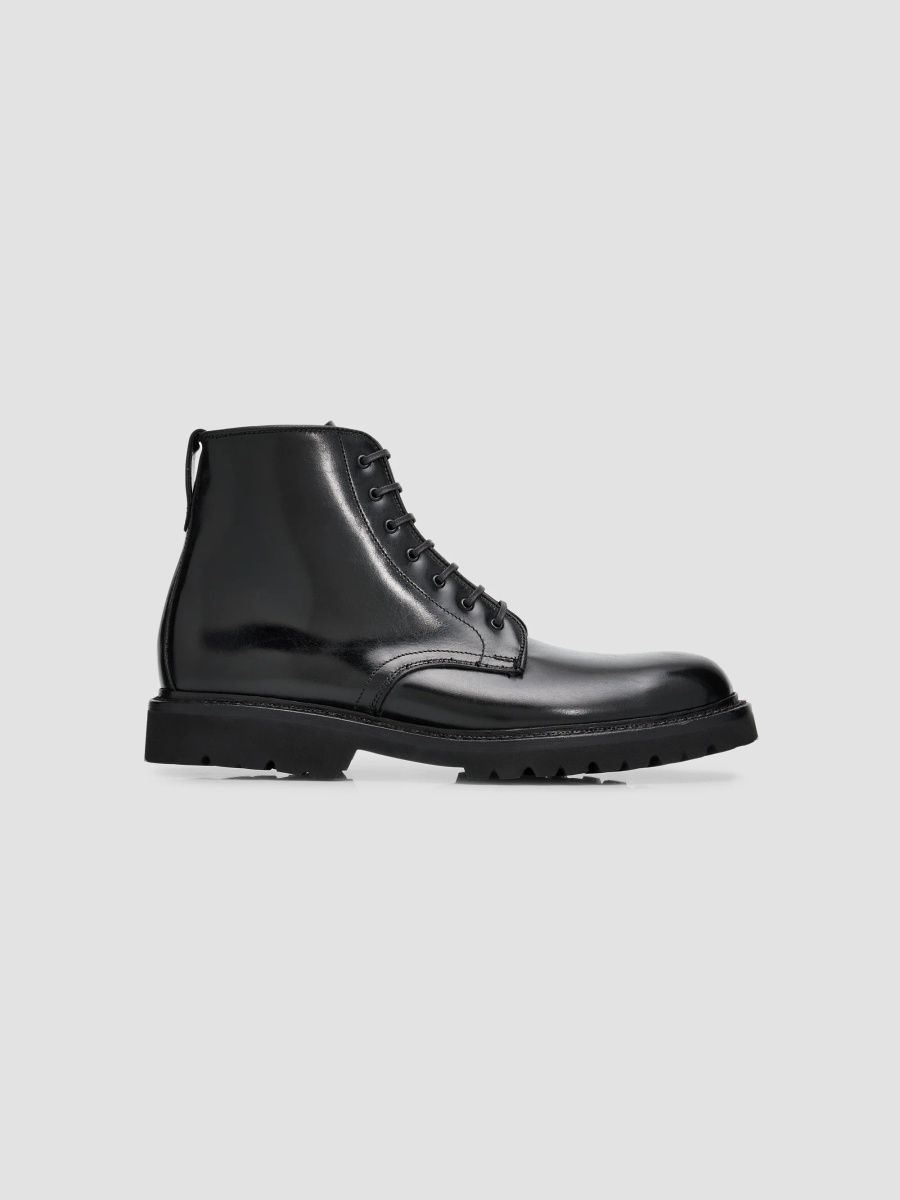 Allen Edmonds Men's Leather Combat Boots - Black - Size 13