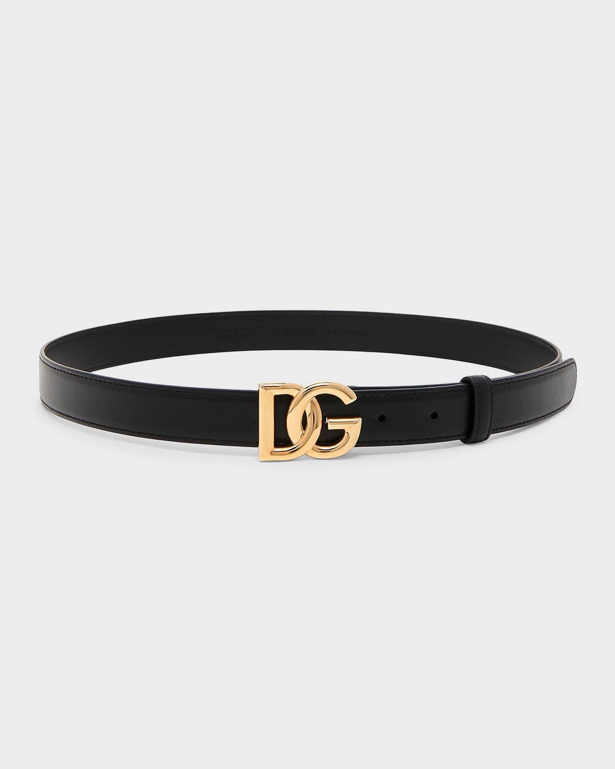 DG Logo Calfskin Belt