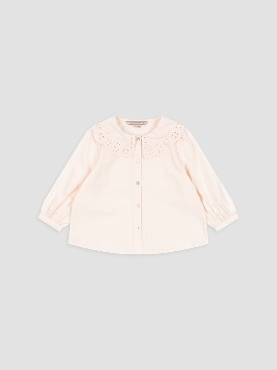 Konges Slojd Girl's Baby Girl's,Little Girl's & Girl's Rilo Button-Front Shirt - Powder Puff - Size 9