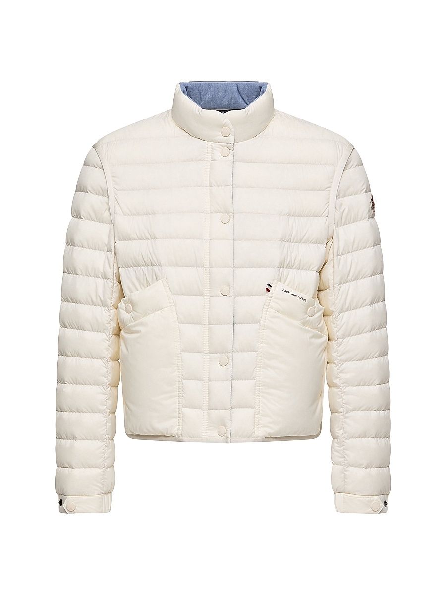 Women's Madulains Packable Puffer Jacket - White Ivory - Size Medium