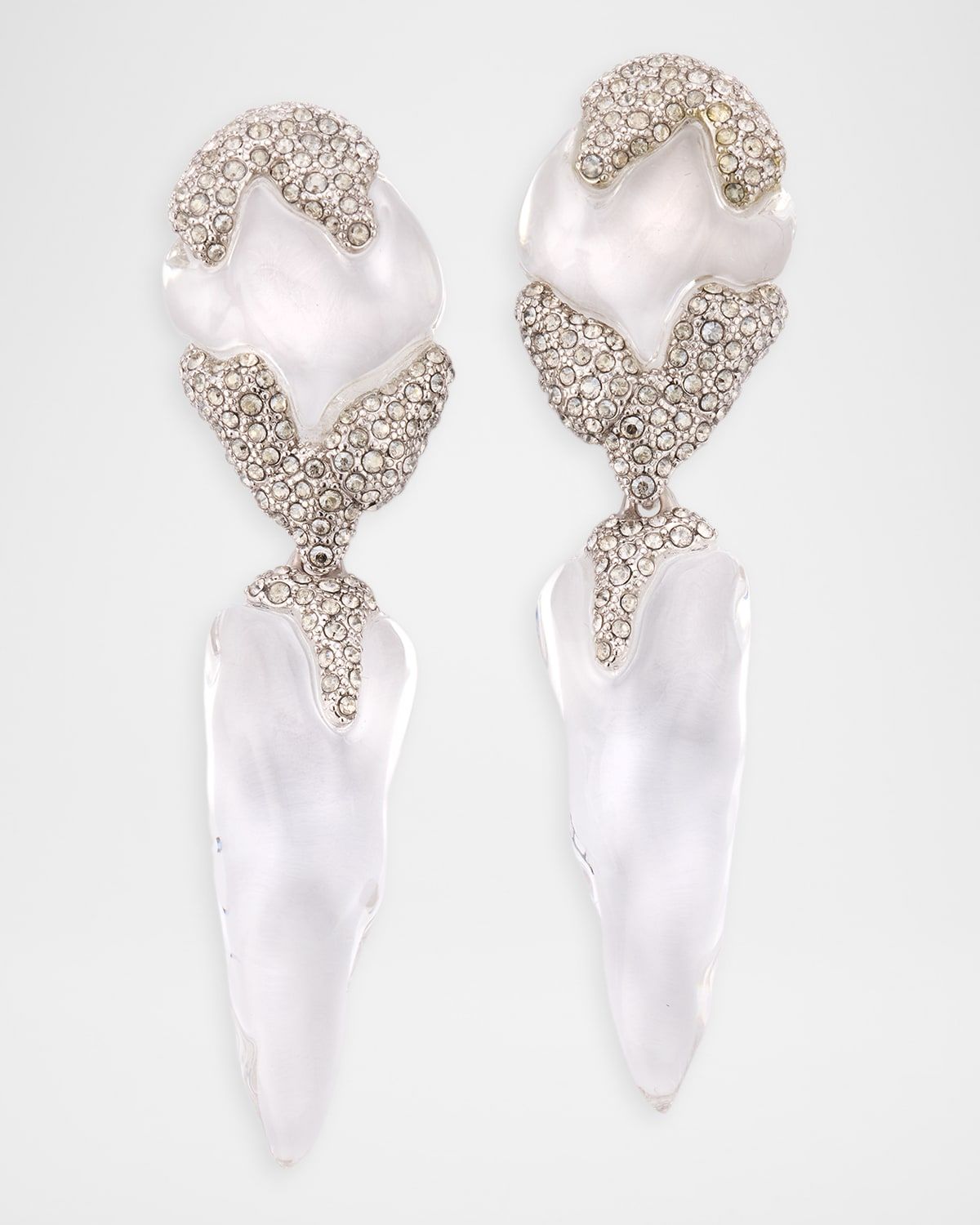 Silverlake Lucite Post Drop Earrings