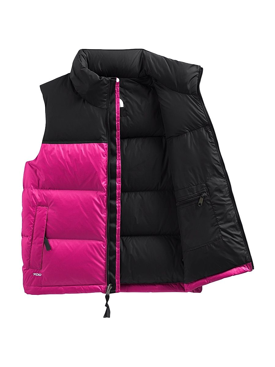 Women's 1996 Retro Nuptse Vest - Fuschia Pink - Size Small