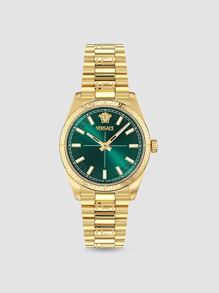 Versace Men's Millenyium Goldtone Stainless Steel Bracelet Watch/32MM - Yellow Gold