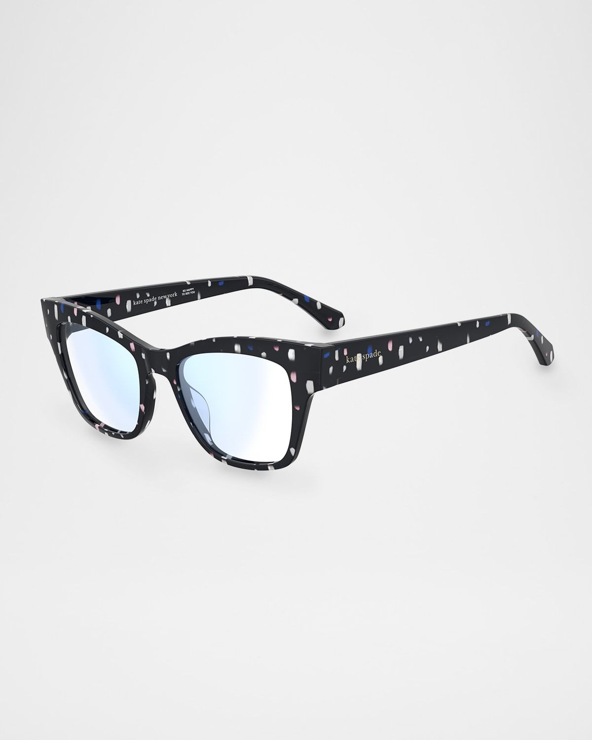 myno cat eye blue block reading glasses