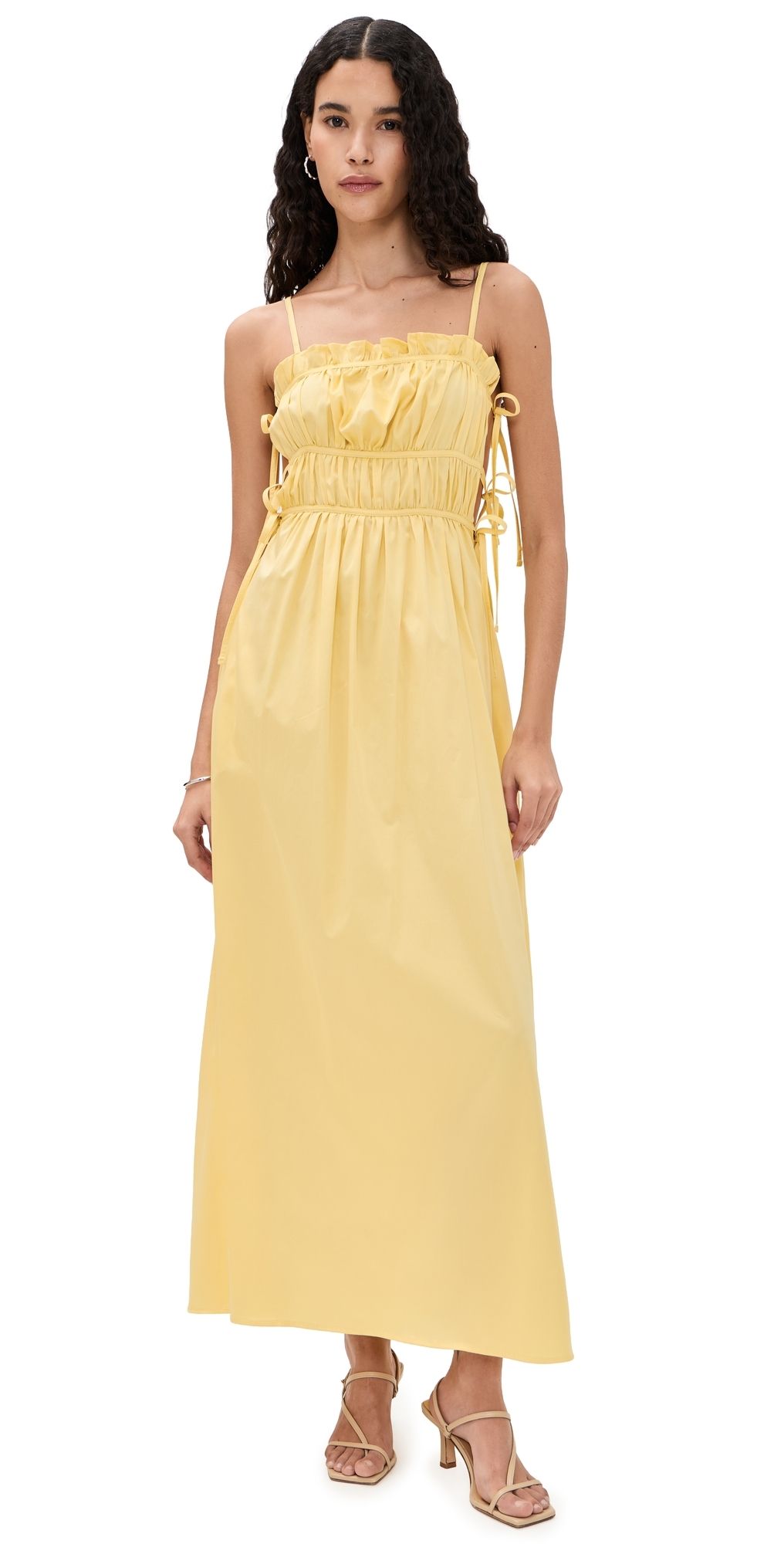 Prime of Lime Sofia Dress Yellow L