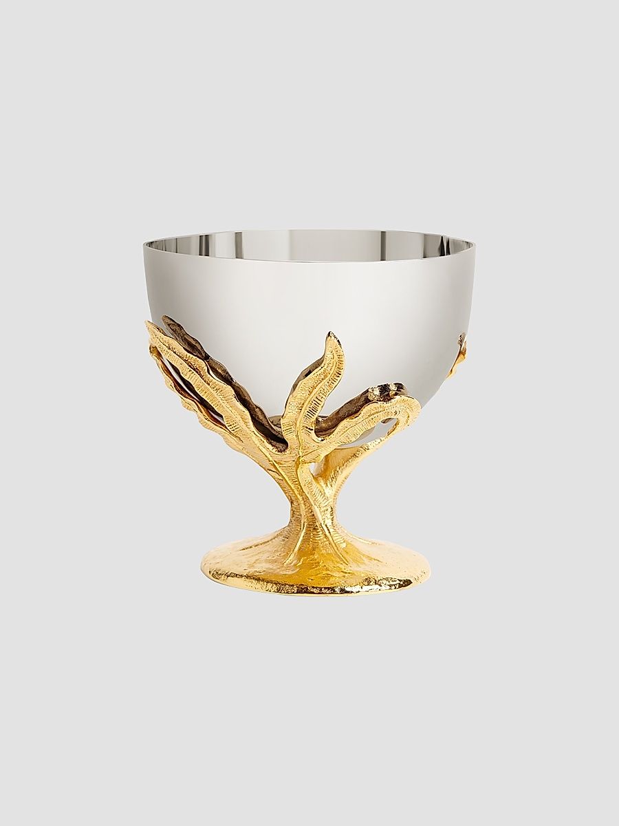 Fern Small Bowl - Yellow Grey