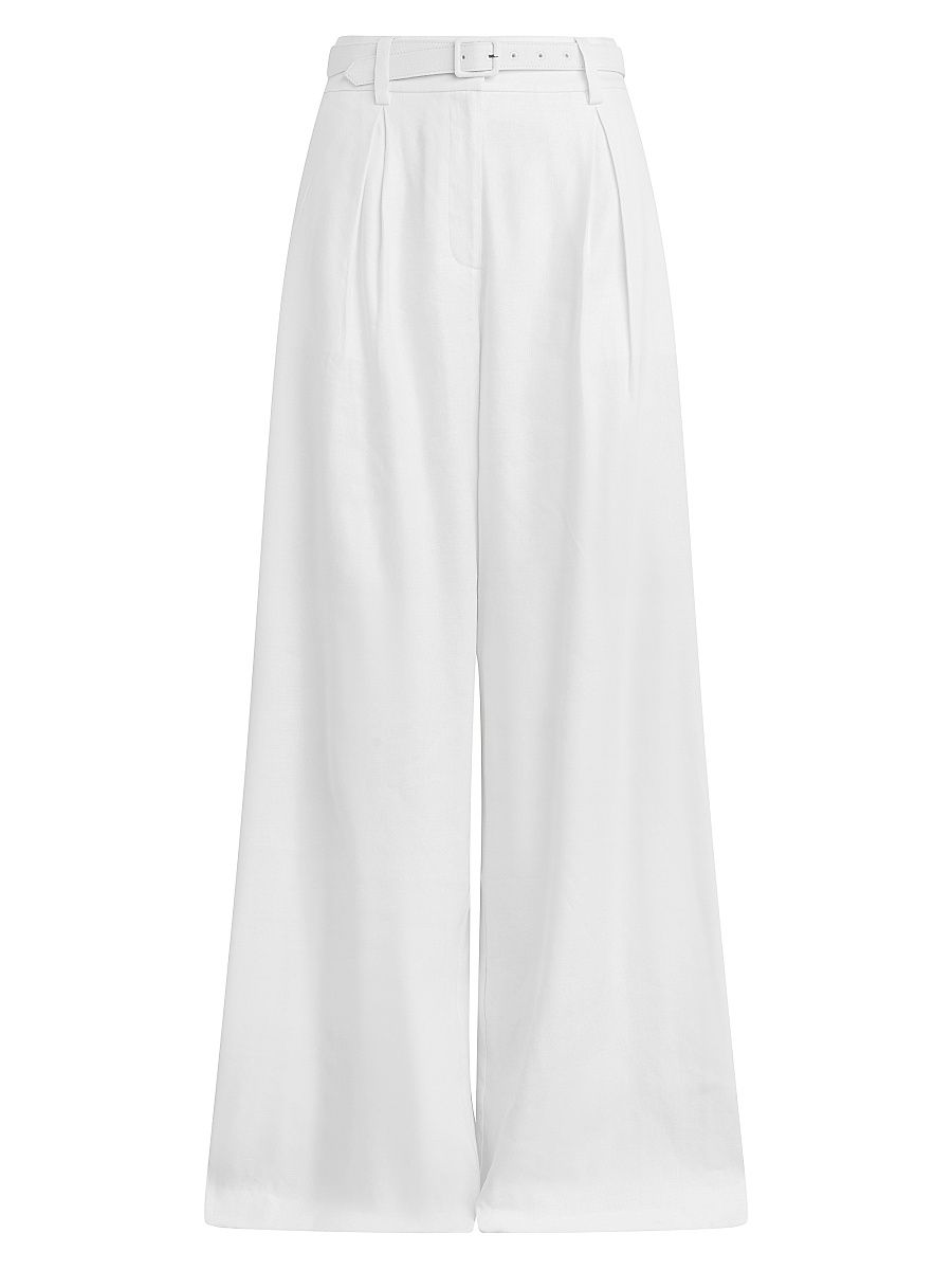 Women's Pleats For Days Pants - Ivory - Size 8