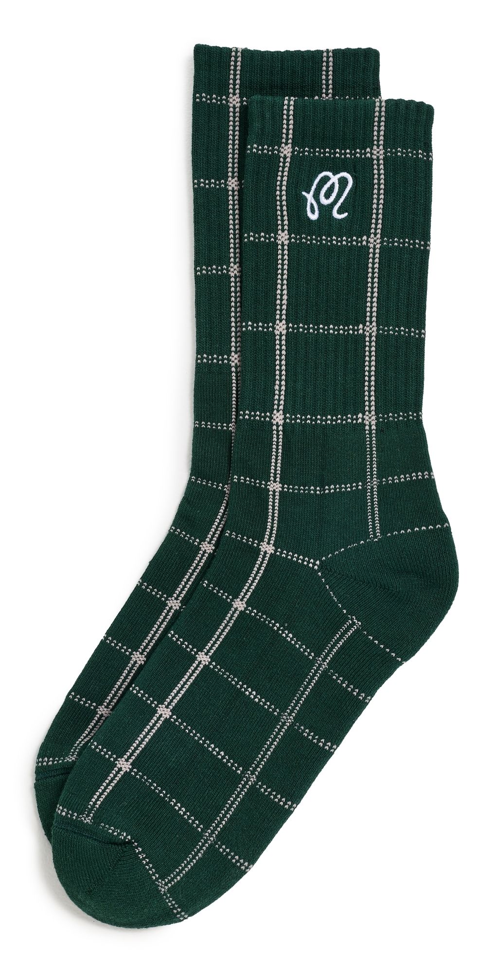 Malbon Golf Holden Socks Hunter Green One Size