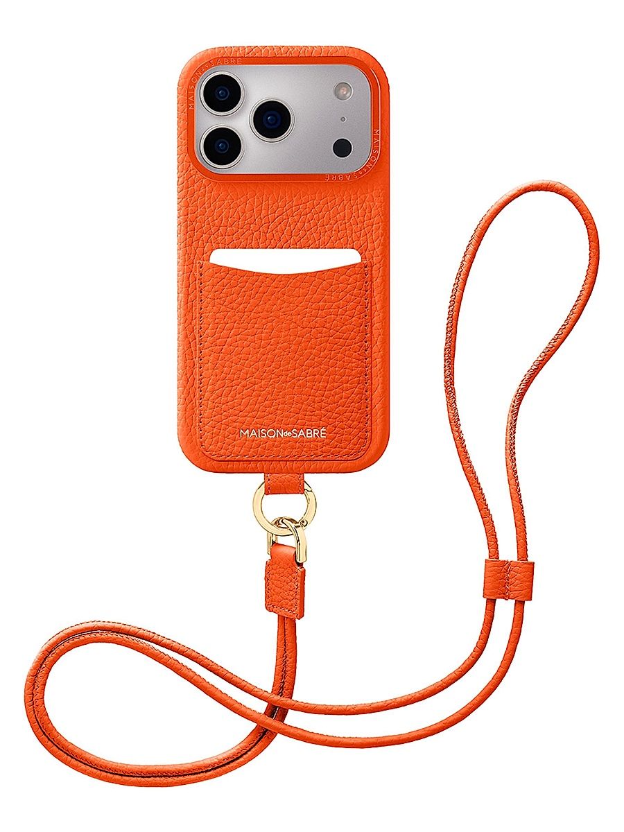 Maison de Sabre Sling Phone Case (iPhone 17 Pro Max) - Manhattan Orange
