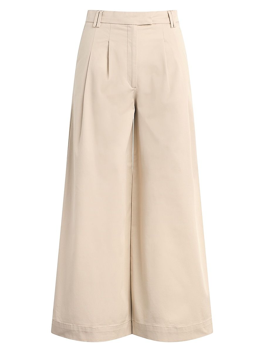 Women's The Pleated Culottes - Stone - Size 8
