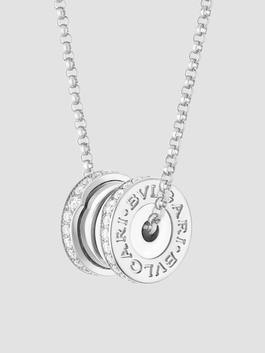 BVLGARI Women's B. zero1 18K White Gold & 0.25 TCW Diamond Necklace - White Gold