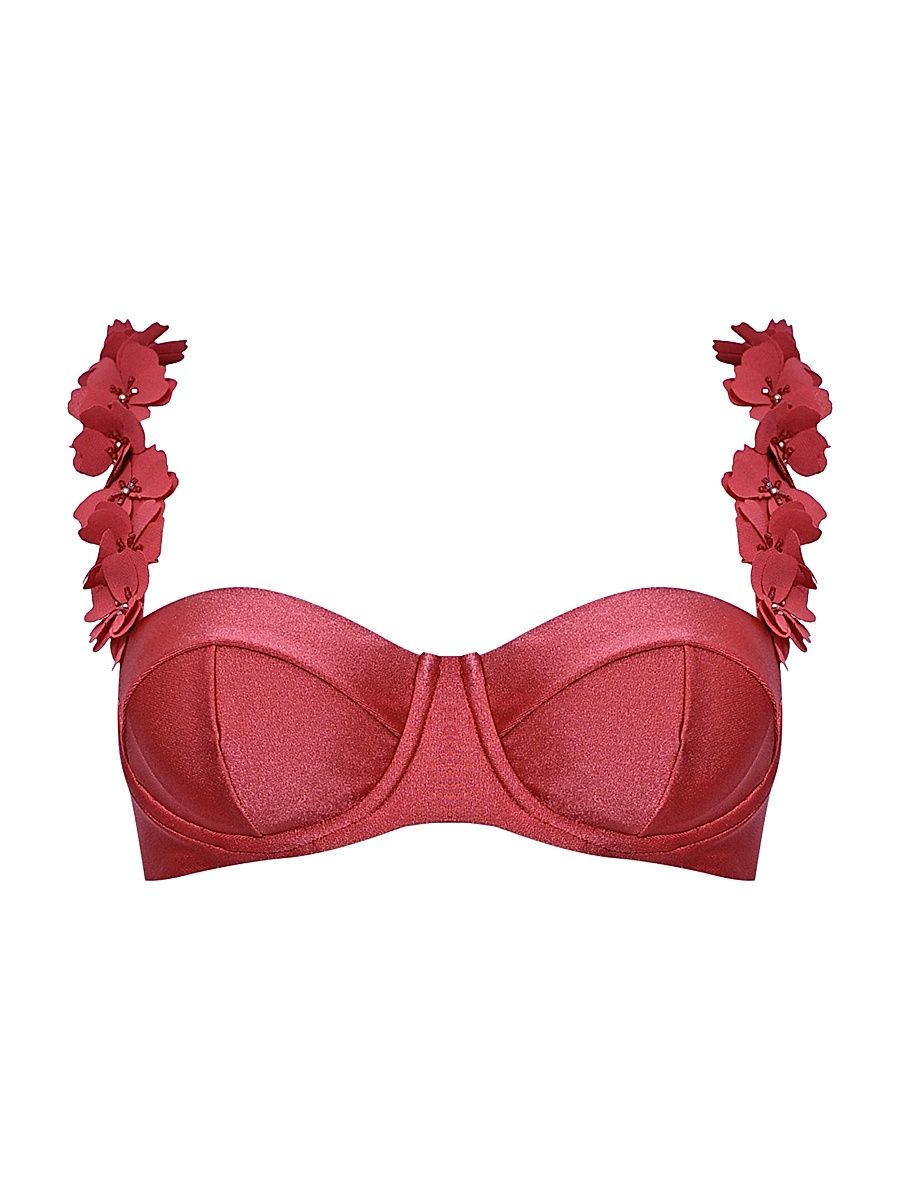 Women's Sunstone Underwire Bikini Top - Dark Pink - Size XS