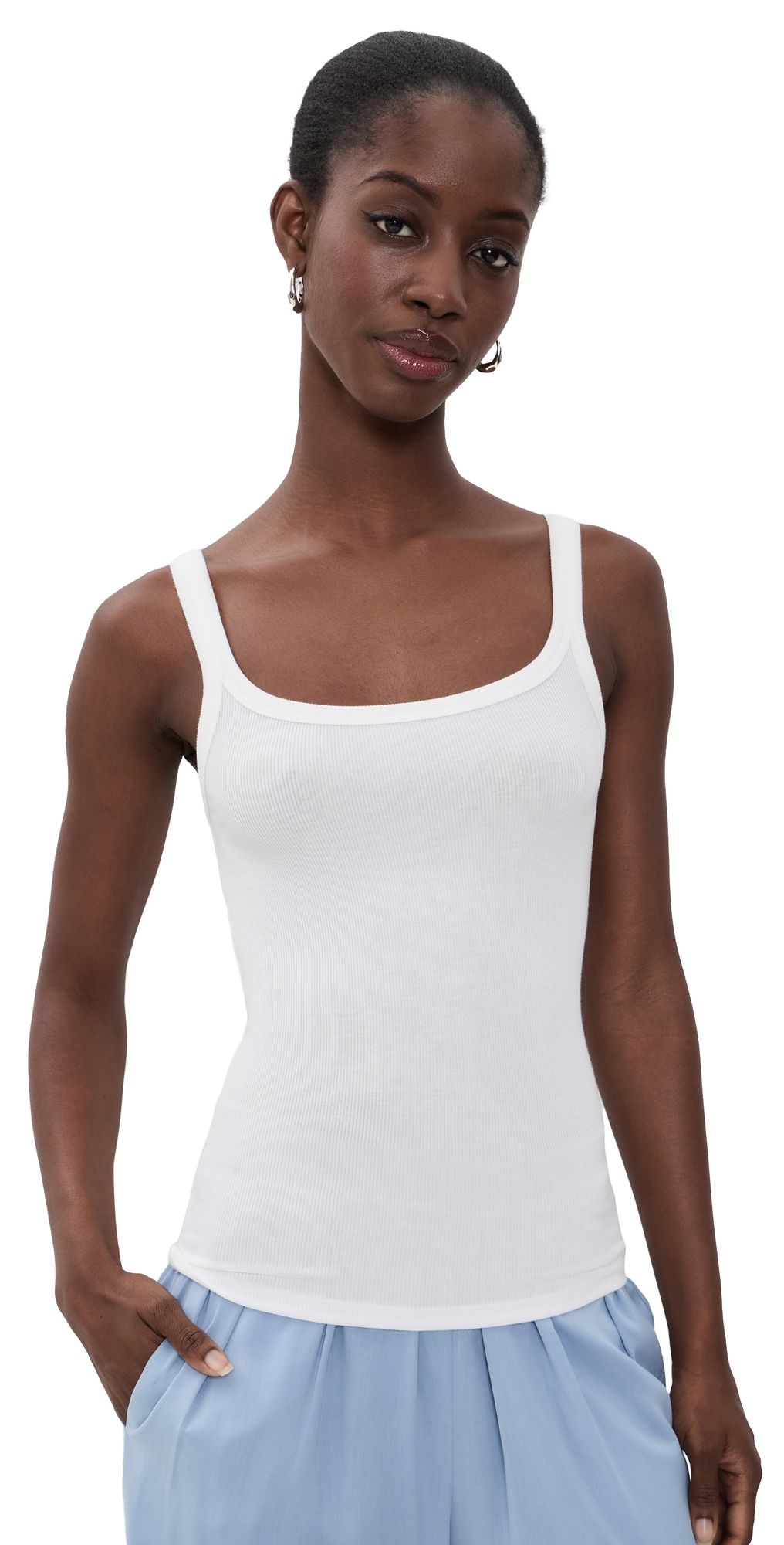 Jamie Haller The Undershirt Rib Tank White XL