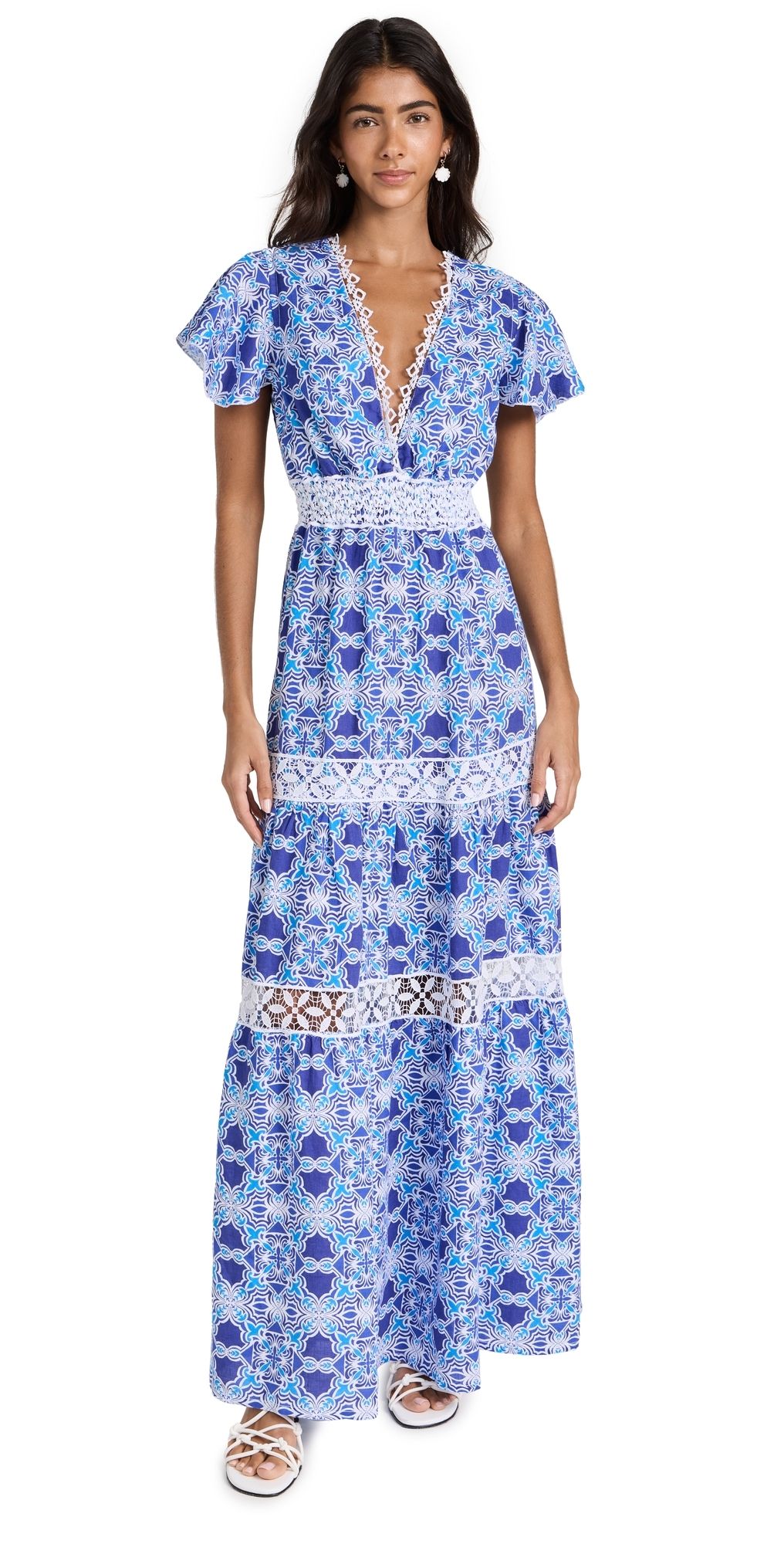 Temptation Positano Prisco Dress Maio Navy XS