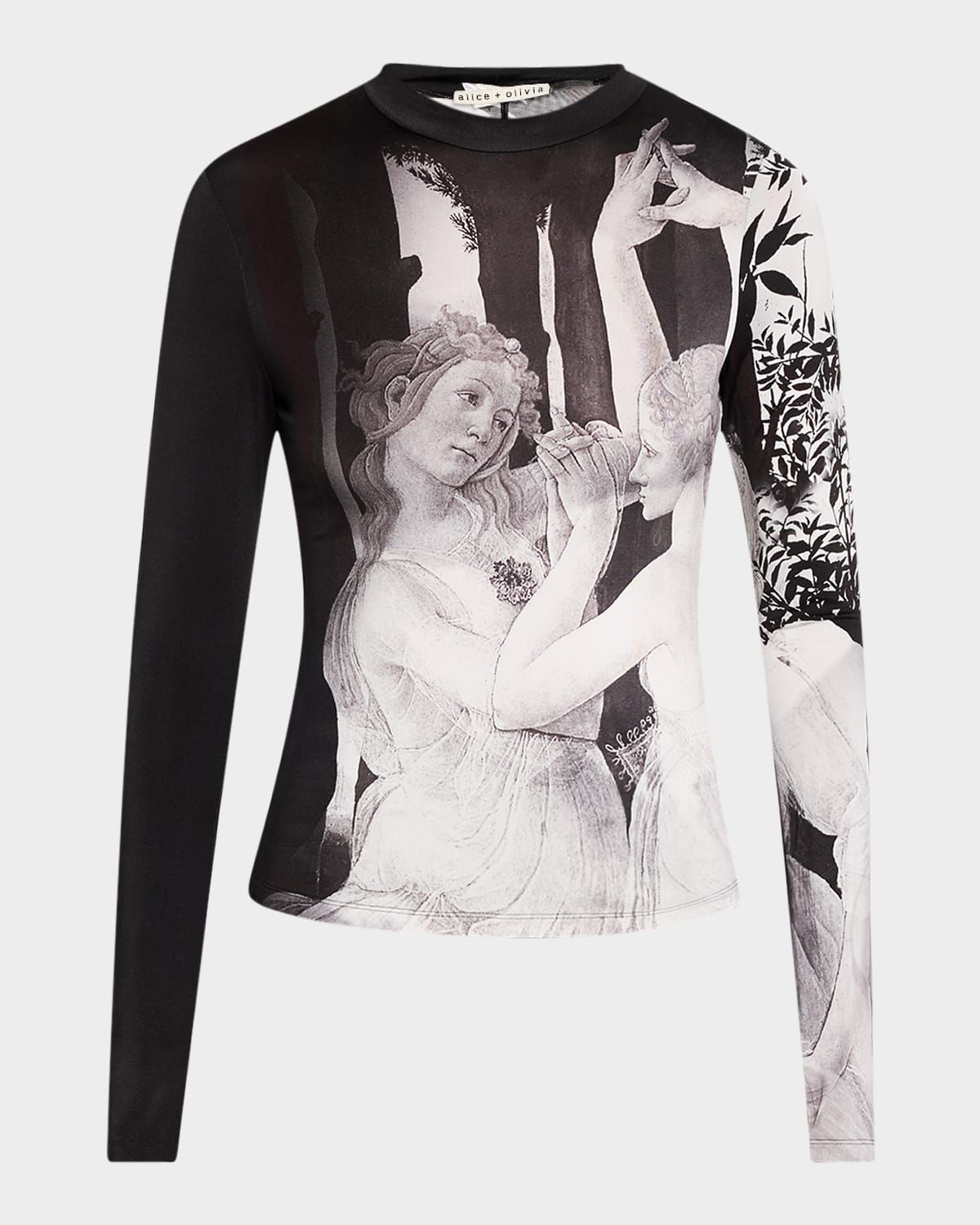 Renaissance Fresco Delaina Long-Sleeve Turtleneck Top