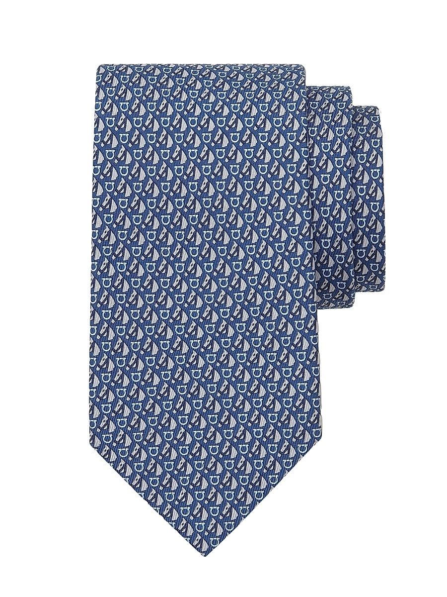 Men's Varenne Silk Tie - Navy