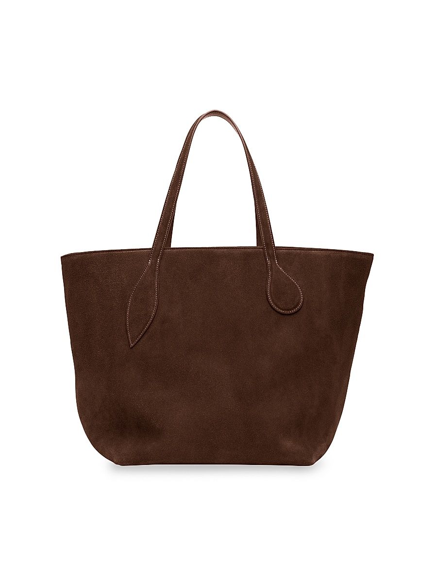Women's Sprout Suede Tote - Dark Brown