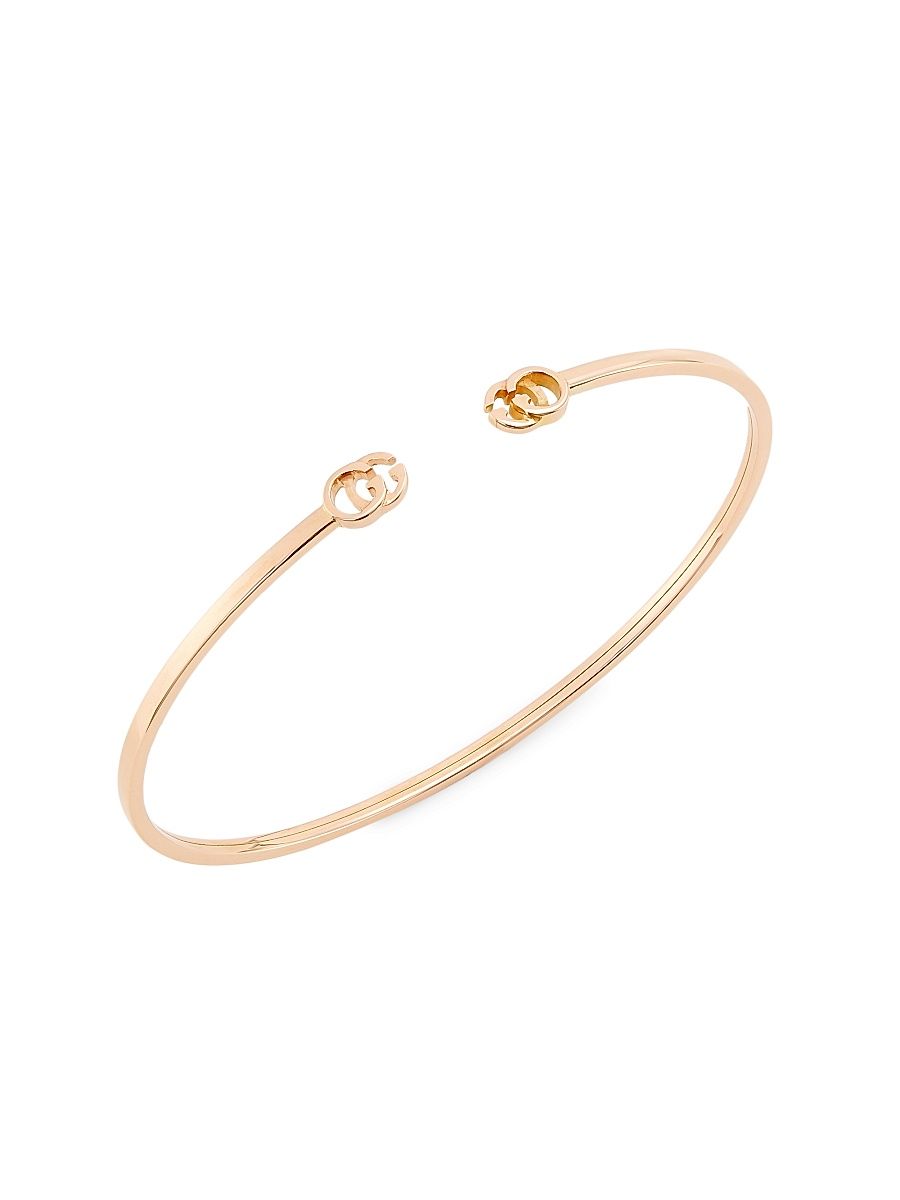 Women's Running G 18K Rose Gold Bangle - Pink