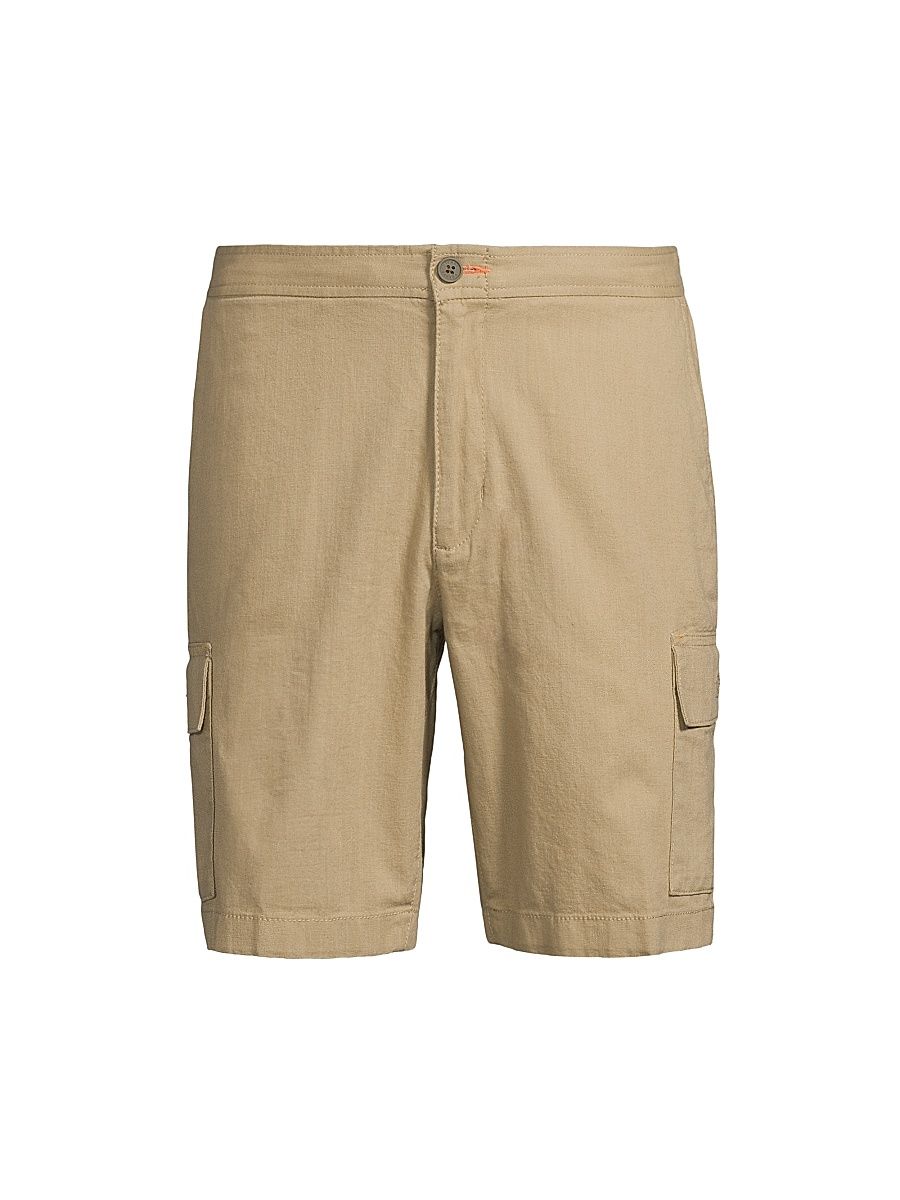 Men's Paradise Mid-Rise Cargo Shorts - Chinchilla - Size Large