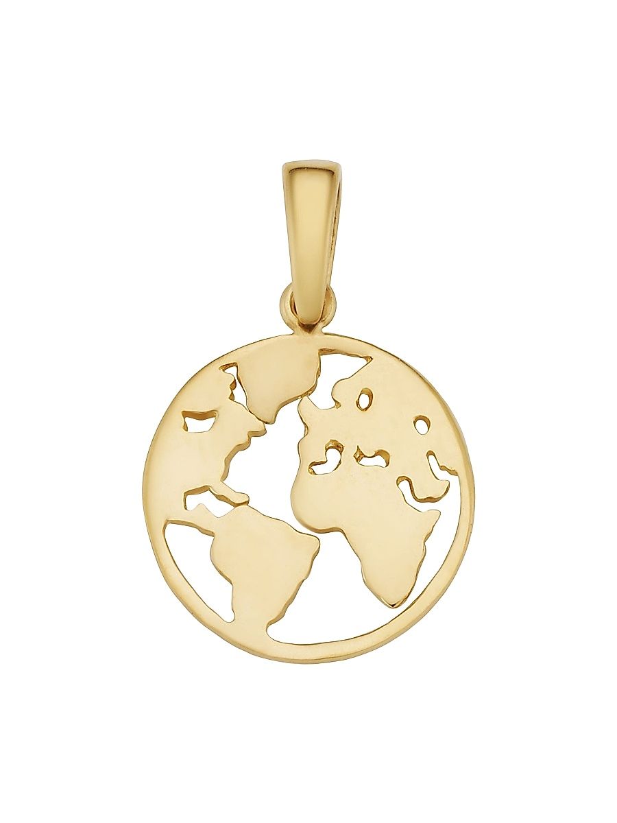 Women's 14K Yellow Gold Joy To The World Pendant Charm - Yellow Gold