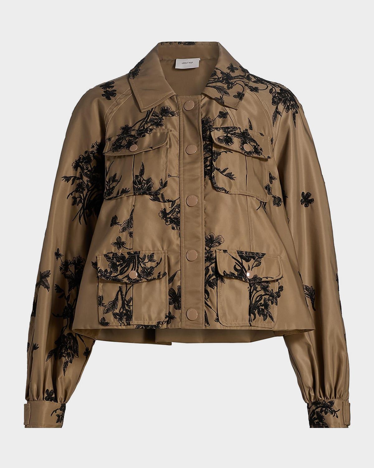 Adami Wildflower Whimsy Embroidered Jacket