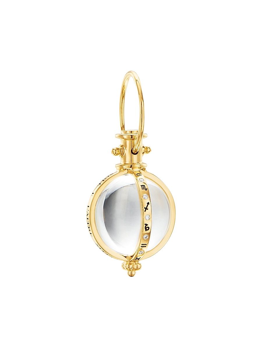 Women's Astrid 18K Yellow Gold, Crystal & Diamond Pendant - Yellow Gold