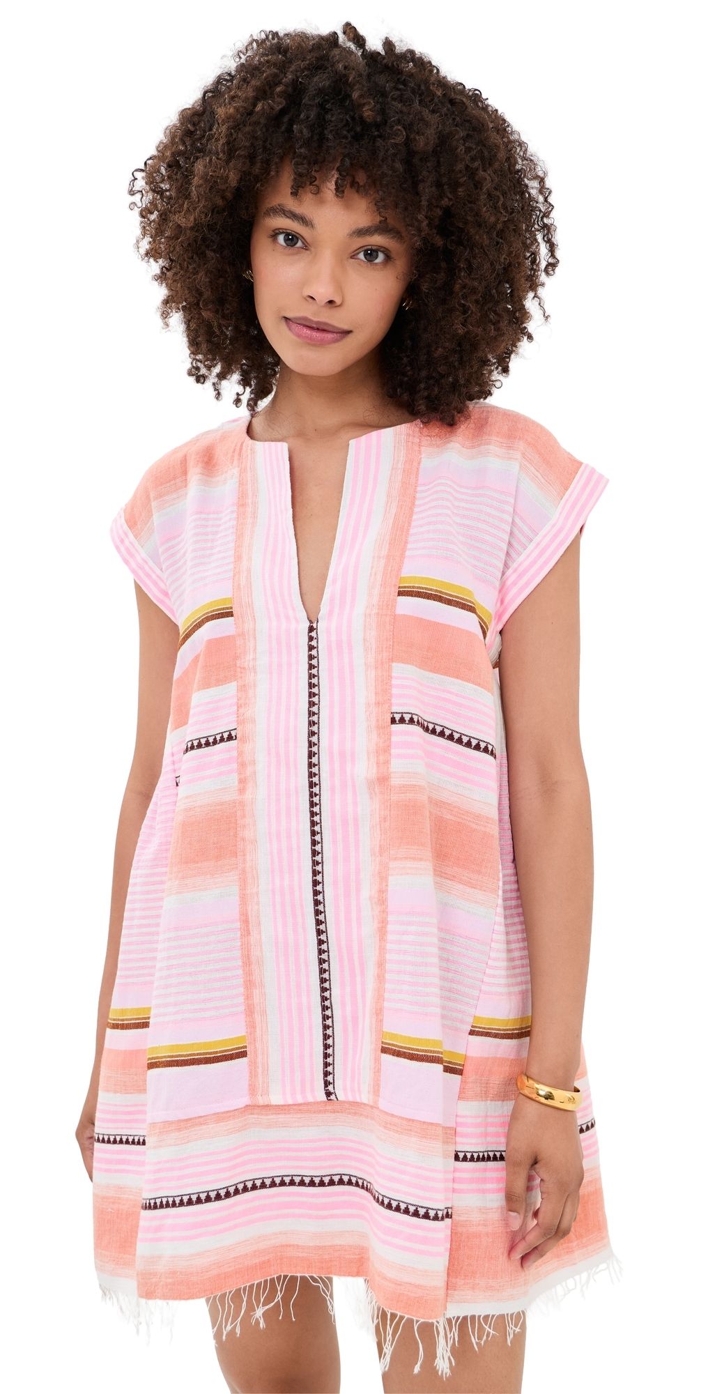 lemlem Elina Caftan Kiremiti Pink M